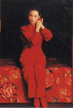 150の主題の芸術作品 Painting - zg049cD 中国の画家 チェン・イーフェイ